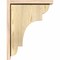 Ekena Millwork New Brighton Rough Sawn Corbel w/Backplate, Douglas Fir, 6"W x 14"D x 18"H COR06X14X18NEB01RDF - alternate 4